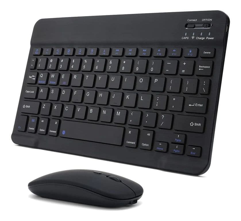 Kit Teclado Bluetooth 10 Pulgadas con Mouse para Samsung S10 Lite X400 2025