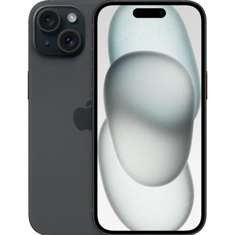 Celular iPhone 15 5G 128GB Negro Reacondicionado Panel Solar