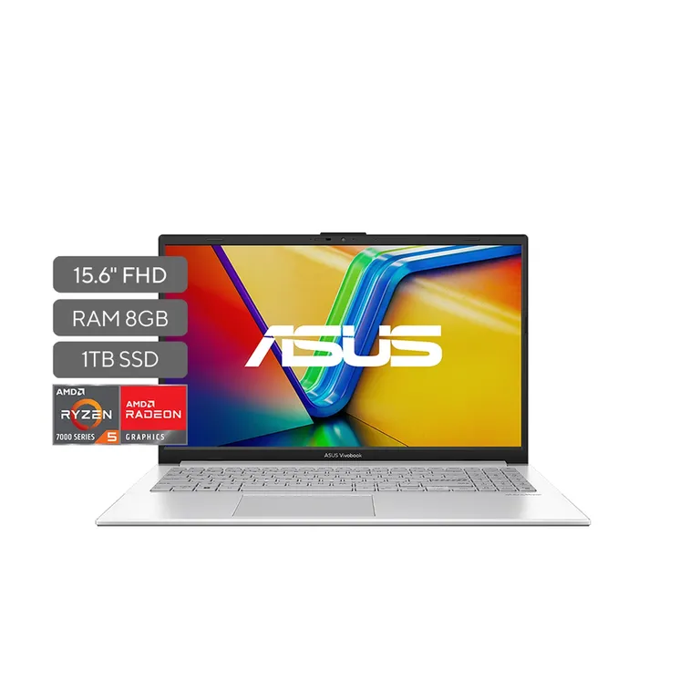 Portátil ASUS Vivobook Go 15 R5 8G 1T Silver